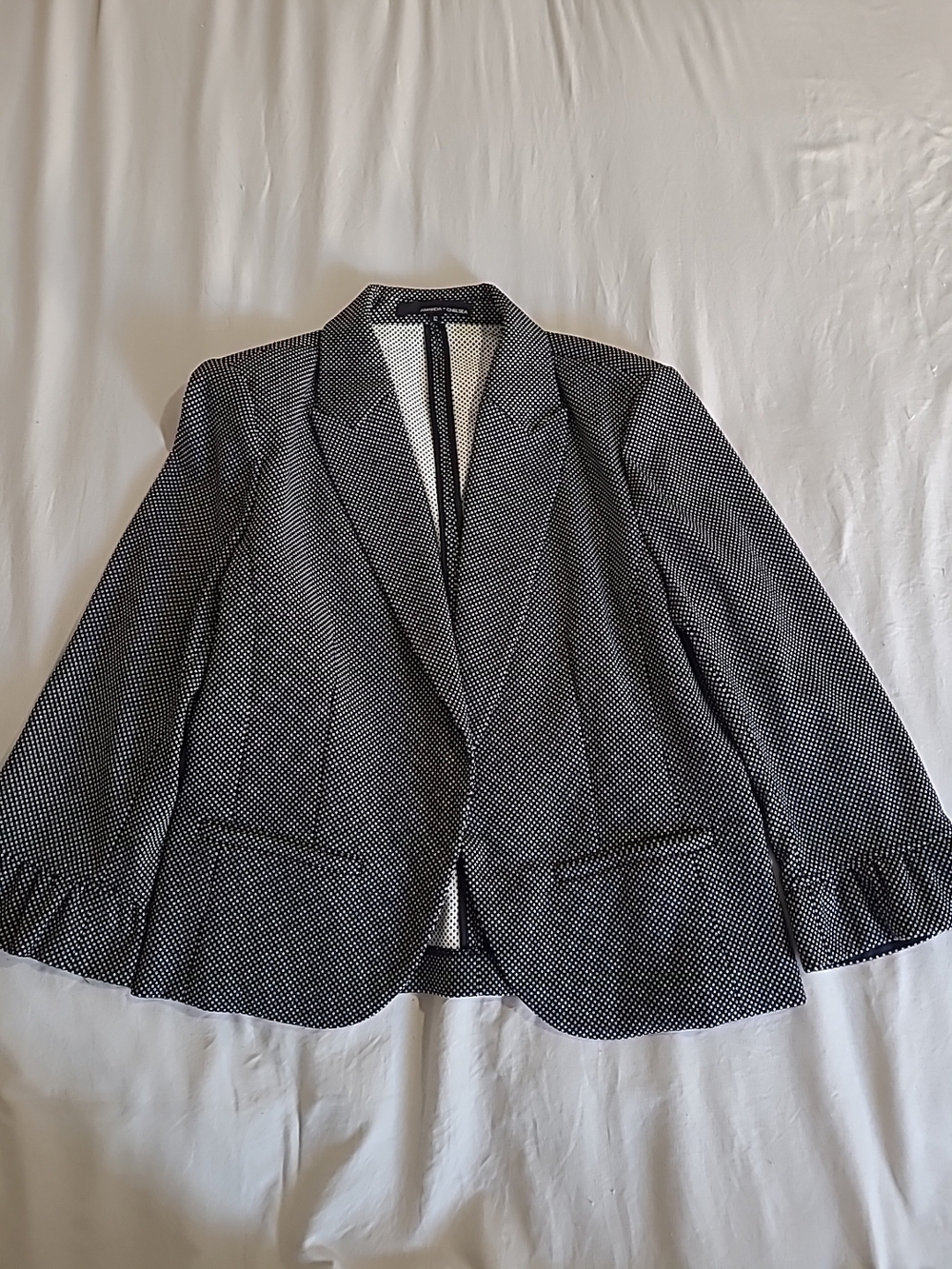 Amanda & Chelsea Black and White Polka Dot Blazer